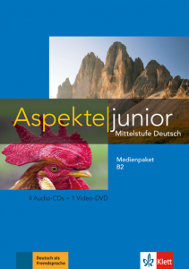 Aspekte junior B2Mittelstufe Deutsch. Medienpaket (4 Audio-CDs + Video-DVD)